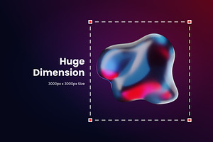 3D Abstract Liquid Element