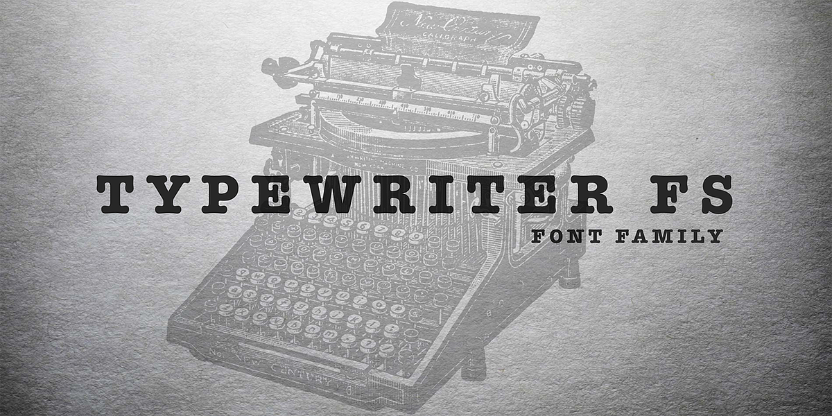 Typewriter FS, a Slab Serif Font by FontSite Inc. (Photo 1 of 4)
