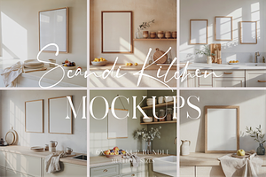 Scandi Kitchen Mockup Bundle