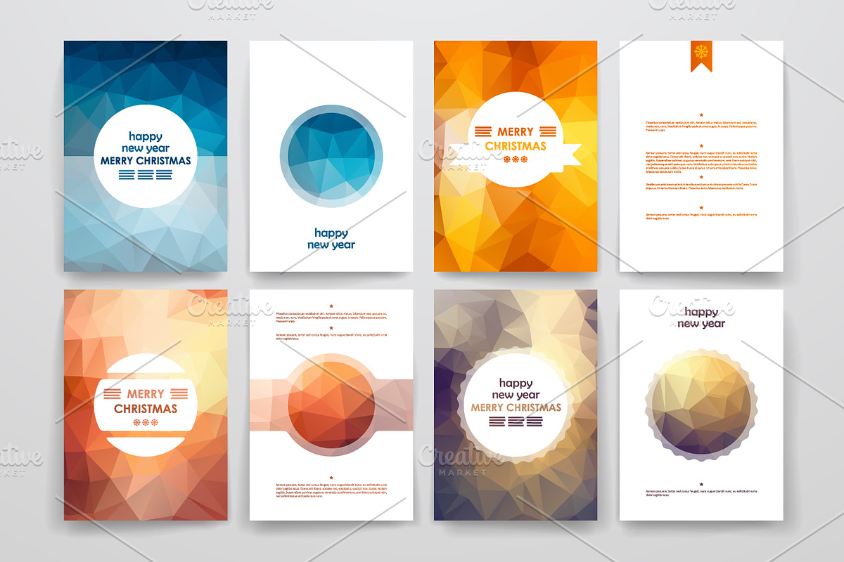Set of 9 Christmas brochures, a Brochure Template by Palau (Photo 9 of 10)