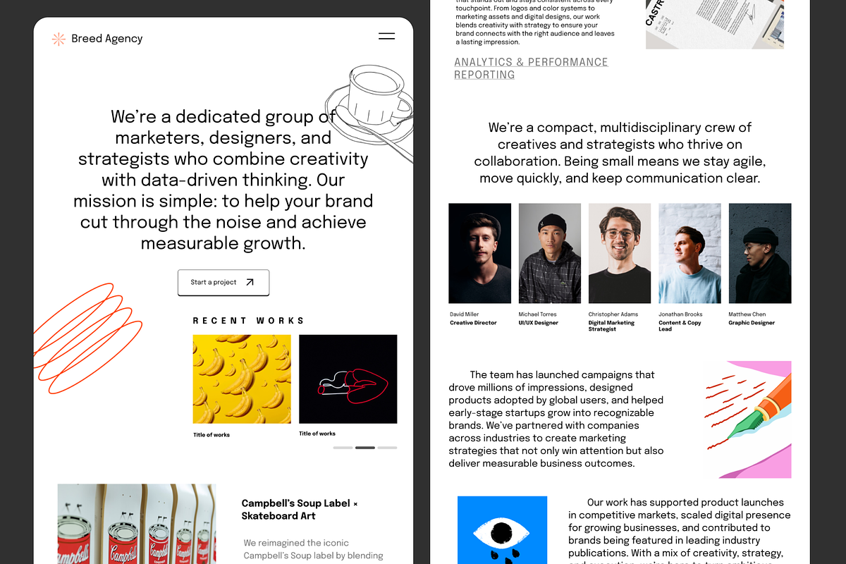 Agency Landing Page Figma Template