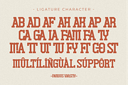 Famous Varsity - Vintage Slab Serif, a Slab Serif Font by Pian45 Studio (Thumbnail 4 of 12)