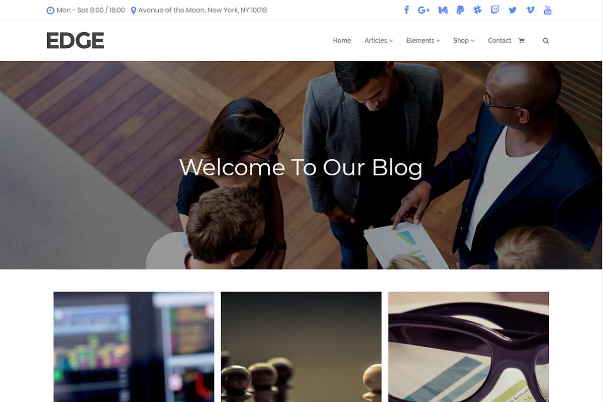 Edge Business WordPress Theme, a WordPress Template by Visualmodo (Photo 13 of 18)