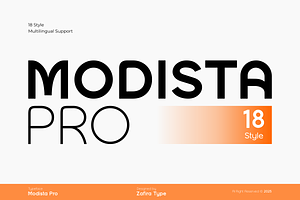 Modista Pro, a Font by Zafiratype