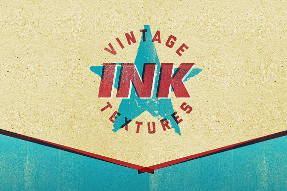 Vintage Letterpress Ink Texture Pack preview 5