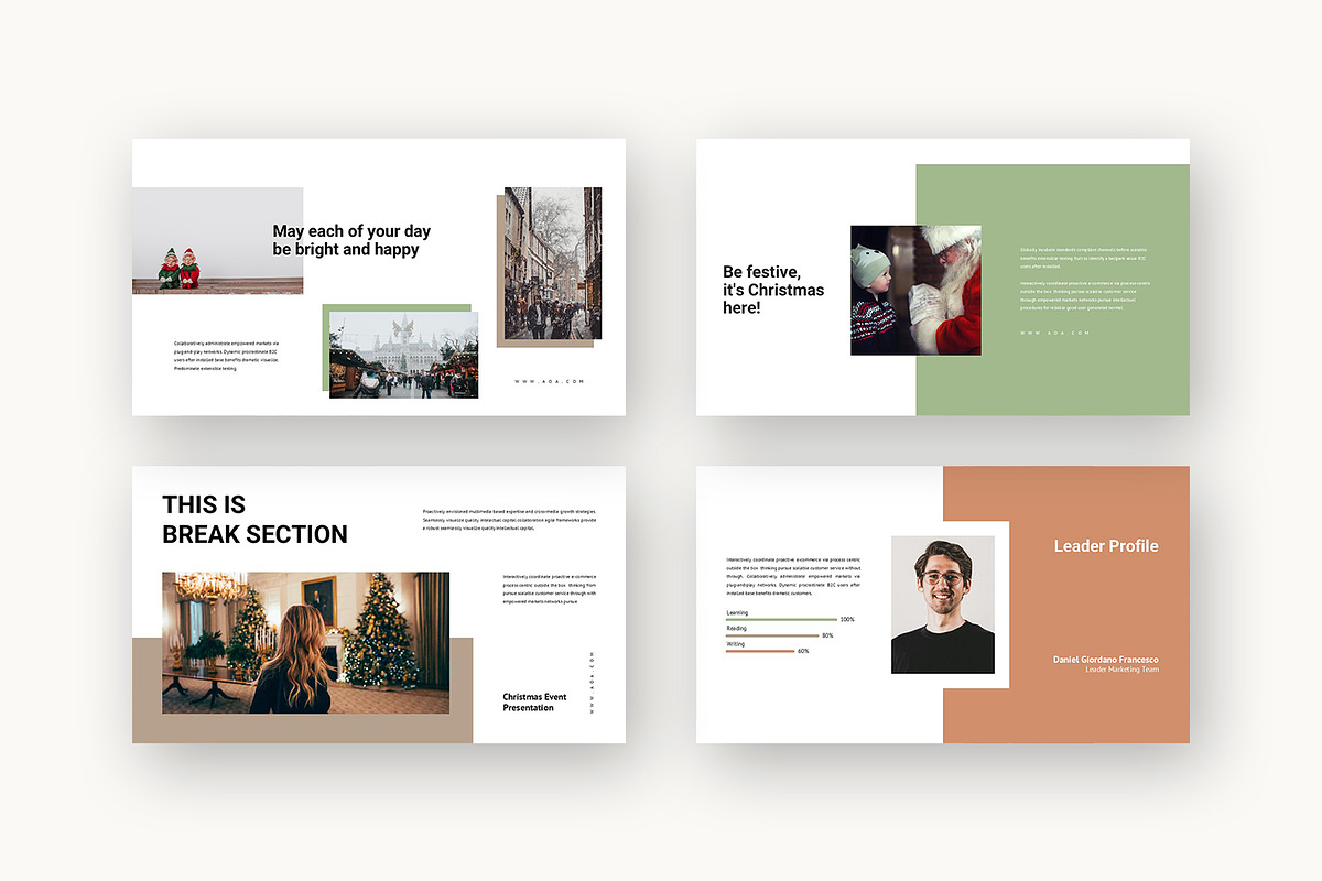 Aoa : Holiday Season Google Slides, a Presentation Template by Punkl Camp (Photo 8 of 16)