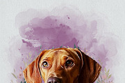 Flower Custom Watercolor Pet Art, an Action Add-On by MRI STUDIO (Thumbnail 23 of 23)