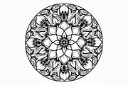 Elegant Hand-Drawn Mandala Designs B, an Object Graphic by BIPLOB EXPERT (Thumbnail 4 of 14)