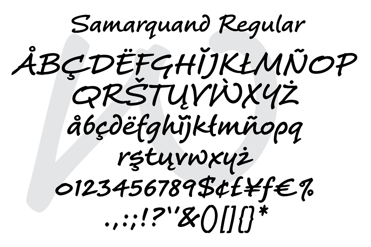 Samarquand, a Handwritten Font by BluHead Studio (Photo 5 of 7)