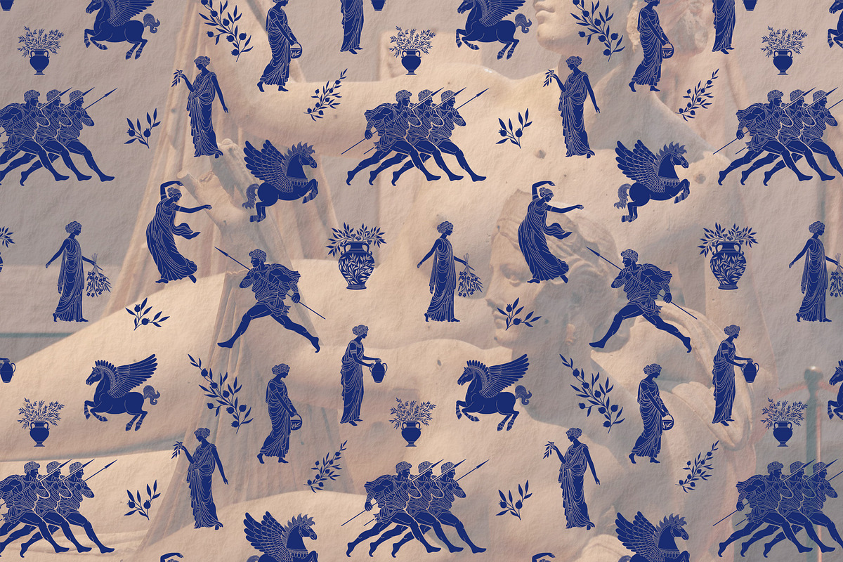 Greek aesthetics, a Decorative Illustration by Chikovnaya (Photo 7 of 9)