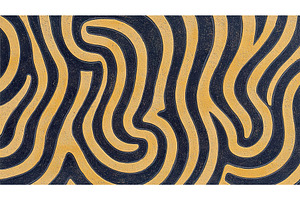 Abstract zebra print pattern with, an Illustration by Lermont51