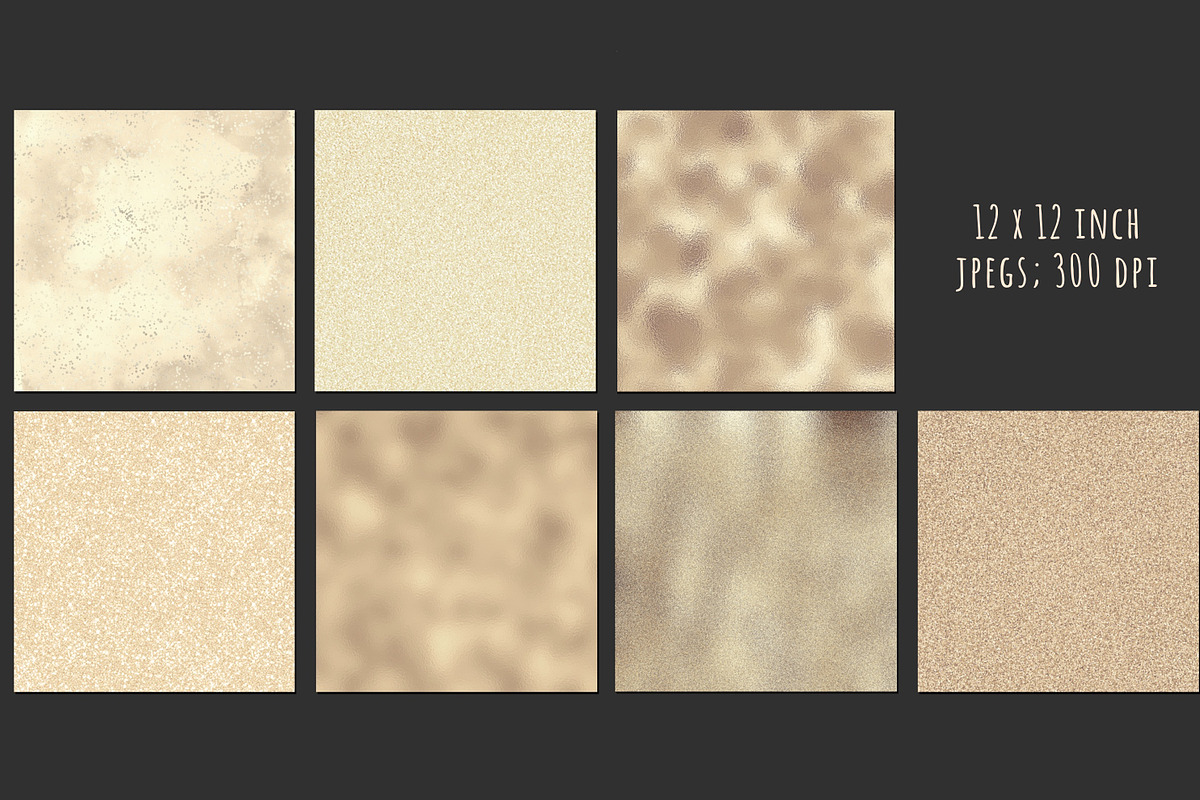 Champagne foil and glitter, a Texture Graphic by Paper Farms (Photo 3 of 3)