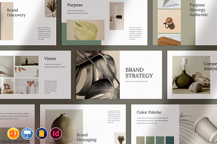 Brand Strategy Template, a Presentation Template by TemplatesForest