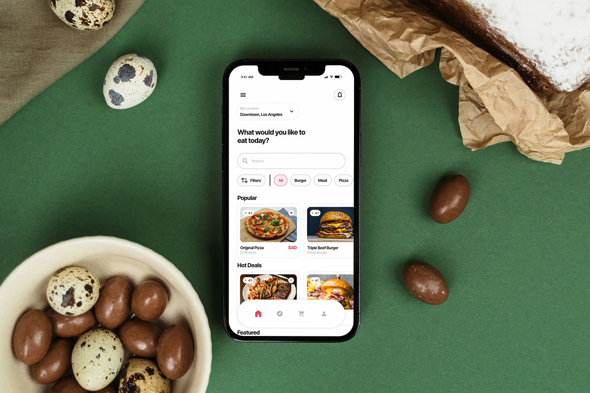 Eateria – Food Delivery & Pickup App, an App Template by trabaskriya (Photo 5 of 5)