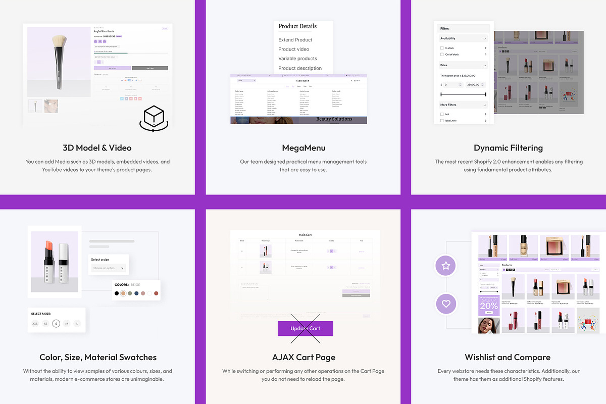 Beauty & Cosmetic Shopify Theme, a Shopify Template by LogicGo Shopify Experts (Photo 6 of 7)