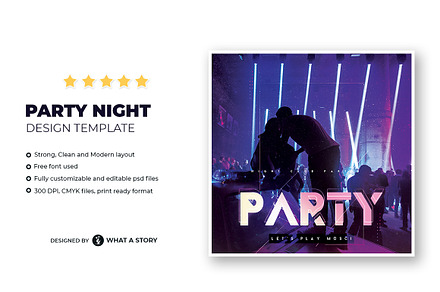 Party Night Flyer Template