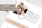 Boho wordpress elementor template, a WordPress Template by myvisuell.de Webdesign (Thumbnail 5 of 8)