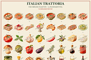 Mediterranean Restaurant Graphics, an Object Graphic by Tzochko (Thumbnail 2 of 7)