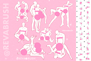 Procreate Male pose anatomy brushes, a Brush Add-On by Revabrush (Thumbnail 6 of 6)