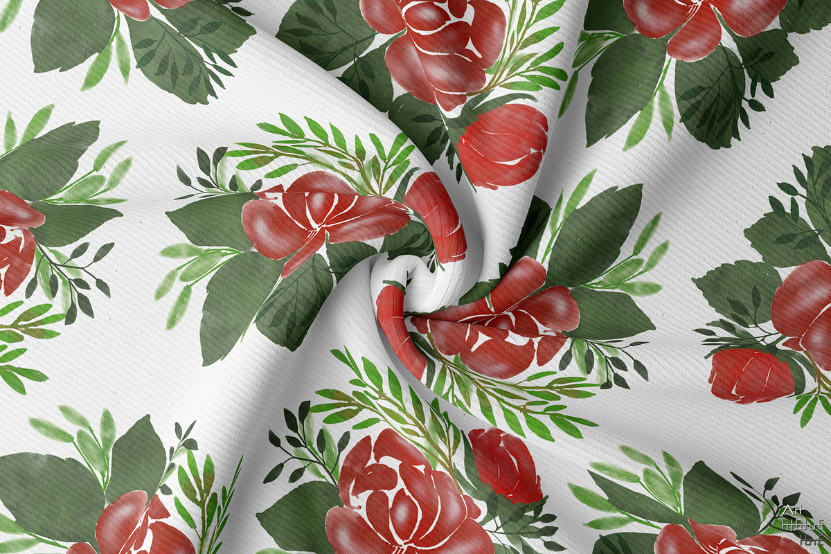 Seamless Flower Patterns Garden Pack, a Pattern Graphic by Arthitecture Home (Photo 6 of 11)