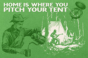 Vintage Outdoor Camping illustration, an Object Illustration by Nocturnal Wolf (Thumbnail 2 of 18)