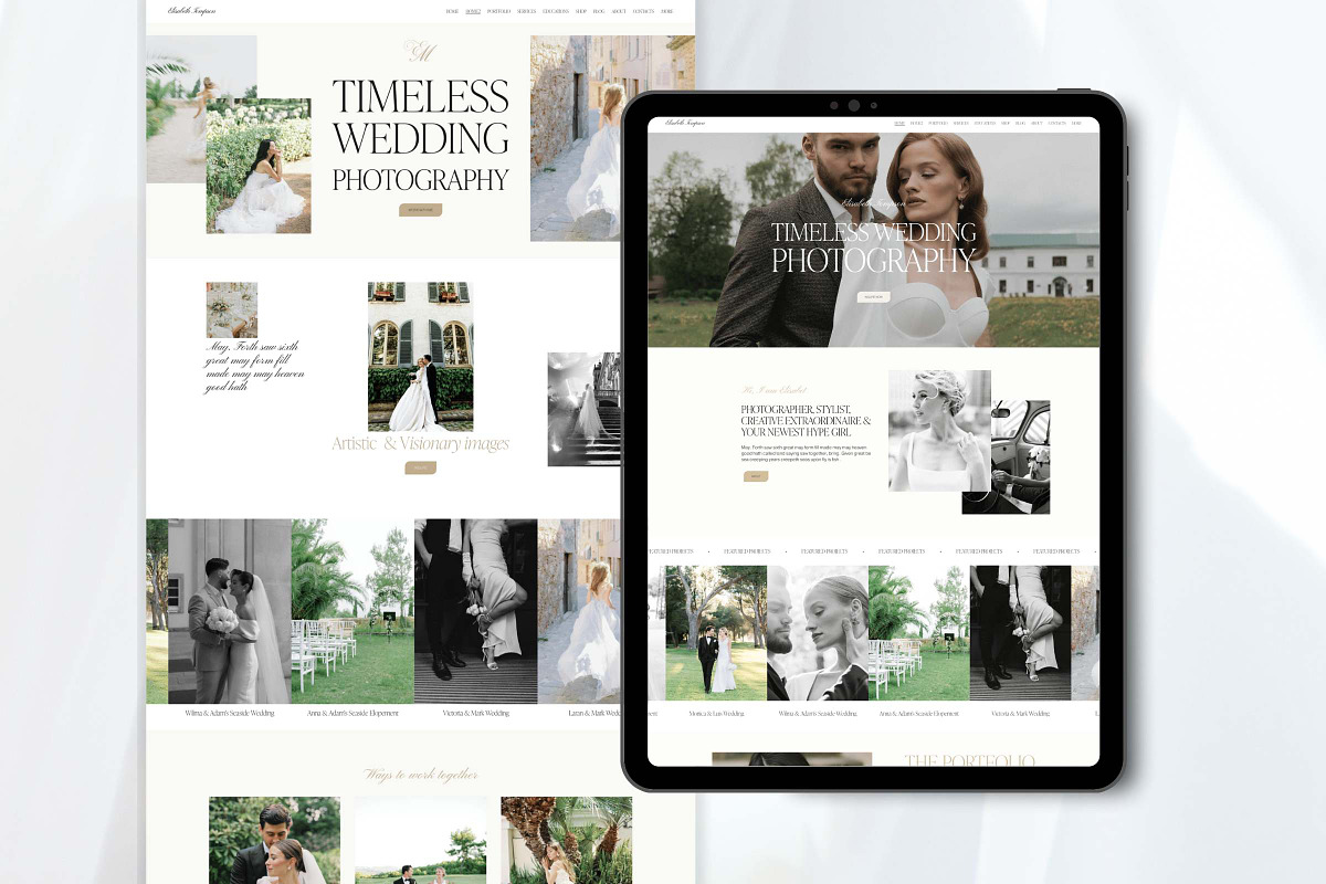 Squarespace photography template, a Squarespace Template by Presentibox (Photo 10 of 13)