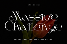 Massive Challenge - Fashion Font