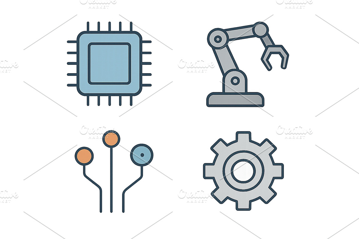 Exploration of technology through, a Technology Illustration by ZinetroN