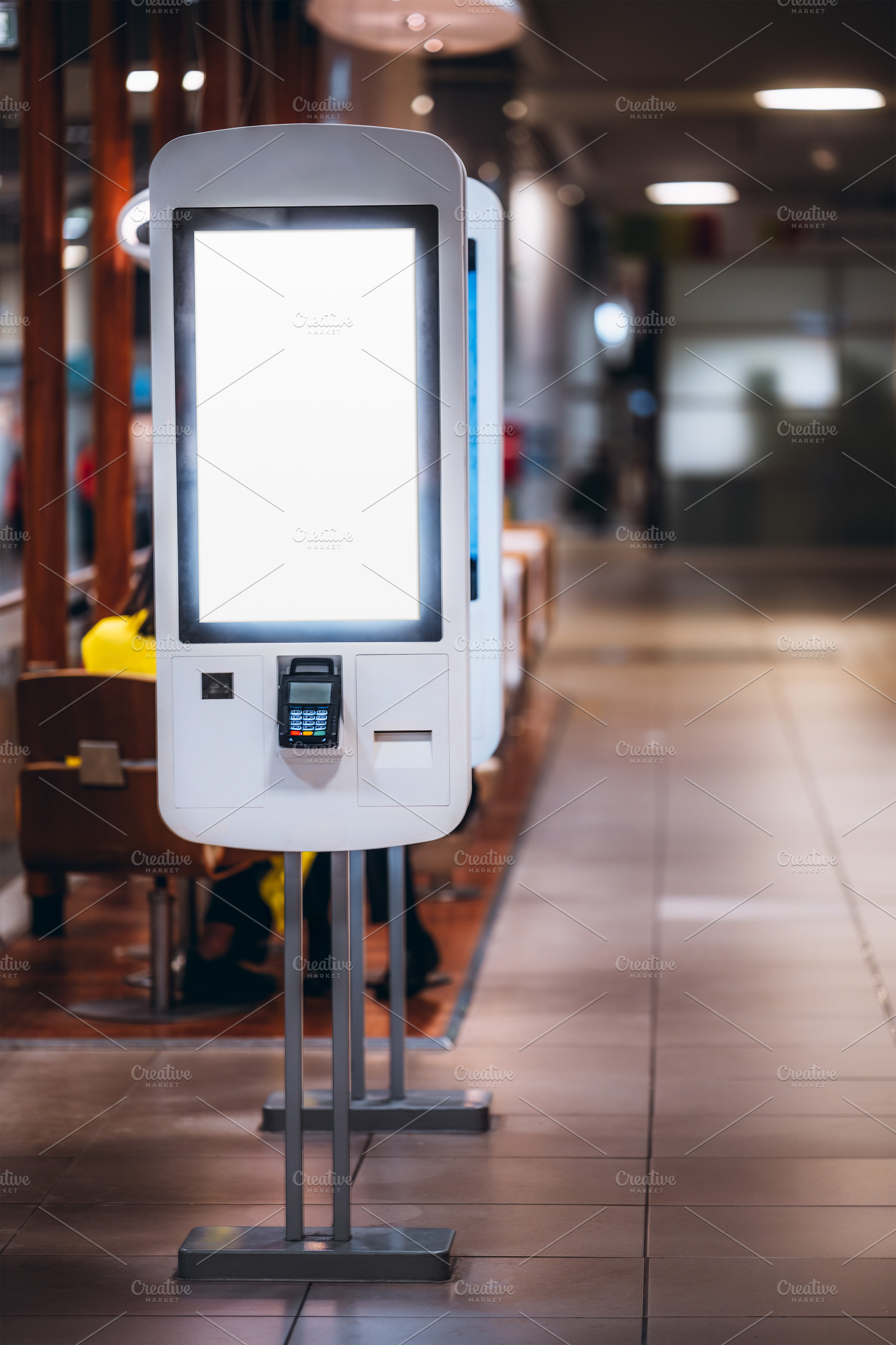 Self-service indoor kiosk mockup, a Technology Photo by SkyNext