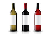 Wine bottle. Mock-up set., a Product Mockup by Nomber_86 (Thumbnail 2 of 8)