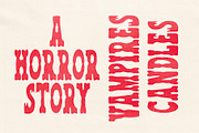 Devils Town | Vintage Horror Font, a Handwritten Font by Madeline ODonoghue Design (Thumbnail 6 of 11)