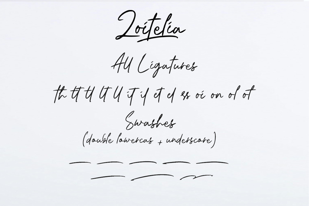 Zoitelia - Modern Signature Font, a Script Font by Megatype (Photo 11 of 11)