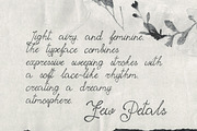 Few Petals. Dreamy Script Typeface, a Script Font by softulka (Thumbnail 4 of 7)