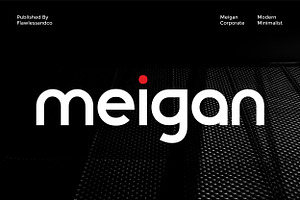Meigan - Modern Corporate Sans Font, a Sans Serif Font by Flawless And Co