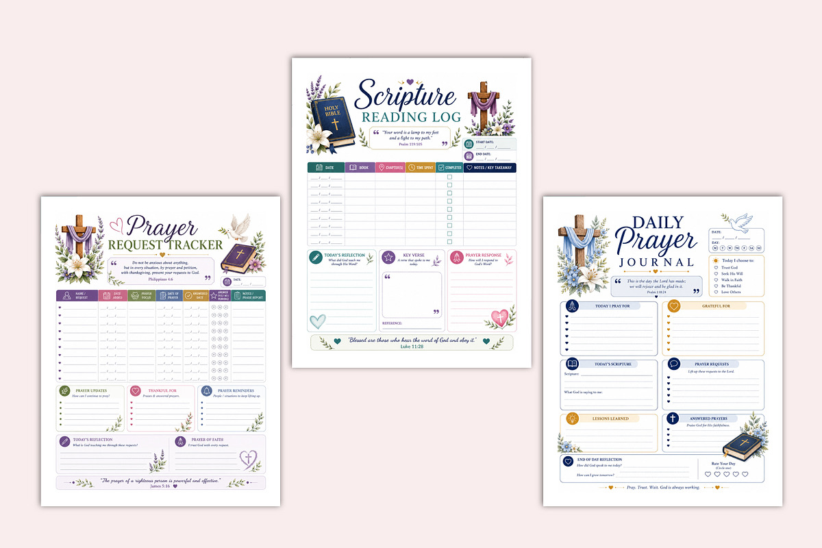 2027 Prayer & Bible Journal, a Stationery Template by Shumaya (Photo 5 of 5)