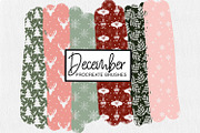 December Pattern Brushes | Winter, a Brush Add-On by illuztrate (Thumbnail 2 of 7)