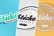 Sticker Mockup Bundle, a Product Mockup by Medialoot (Thumbnail 1 of 11)