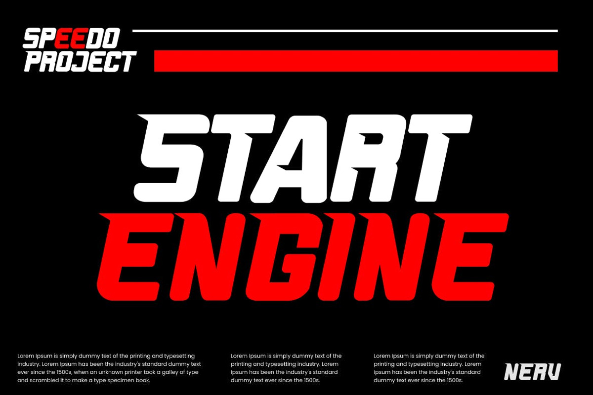 FAST TRACK - Racing Gaming Font, a Sans Serif Font by TokoPress (Photo 3 of 10)