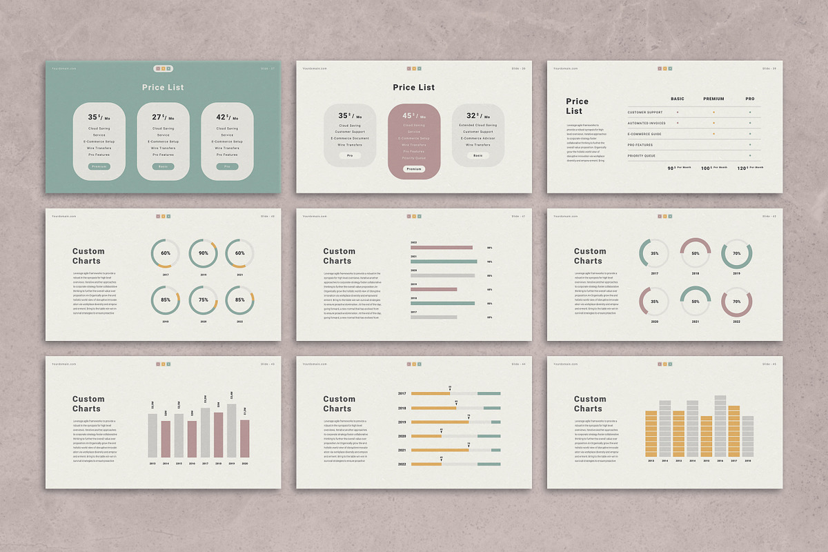 Leo Presentation Template, a Presentation Template by SlideStation (Photo 6 of 8)
