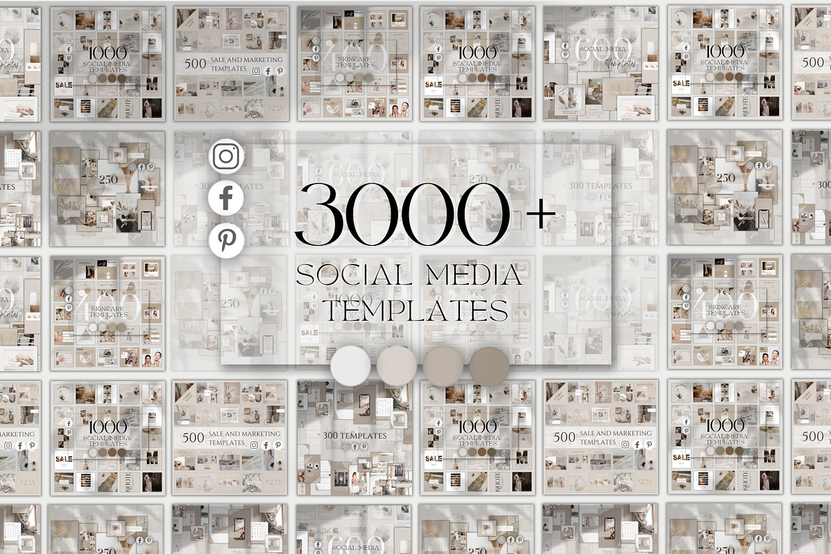 3000+ Social Media Bundle | Canva, a Social Media Template by BRANDcontent (Photo 1 of 10)