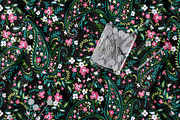 Ethnic Paisley Floral Pattern, a Pattern Graphic by StudioGlouna (Thumbnail 9 of 9)