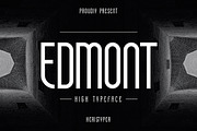 Edmont, a Sans Serif Font by kerismaker (Thumbnail 1 of 12)