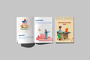 A4 Magazine Mockup, a Print Template by rahmatmoscae (Thumbnail 11 of 16)