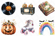 Groovy Halloween Clipart, an Illustration by DreamPrint404 (Thumbnail 3 of 5)
