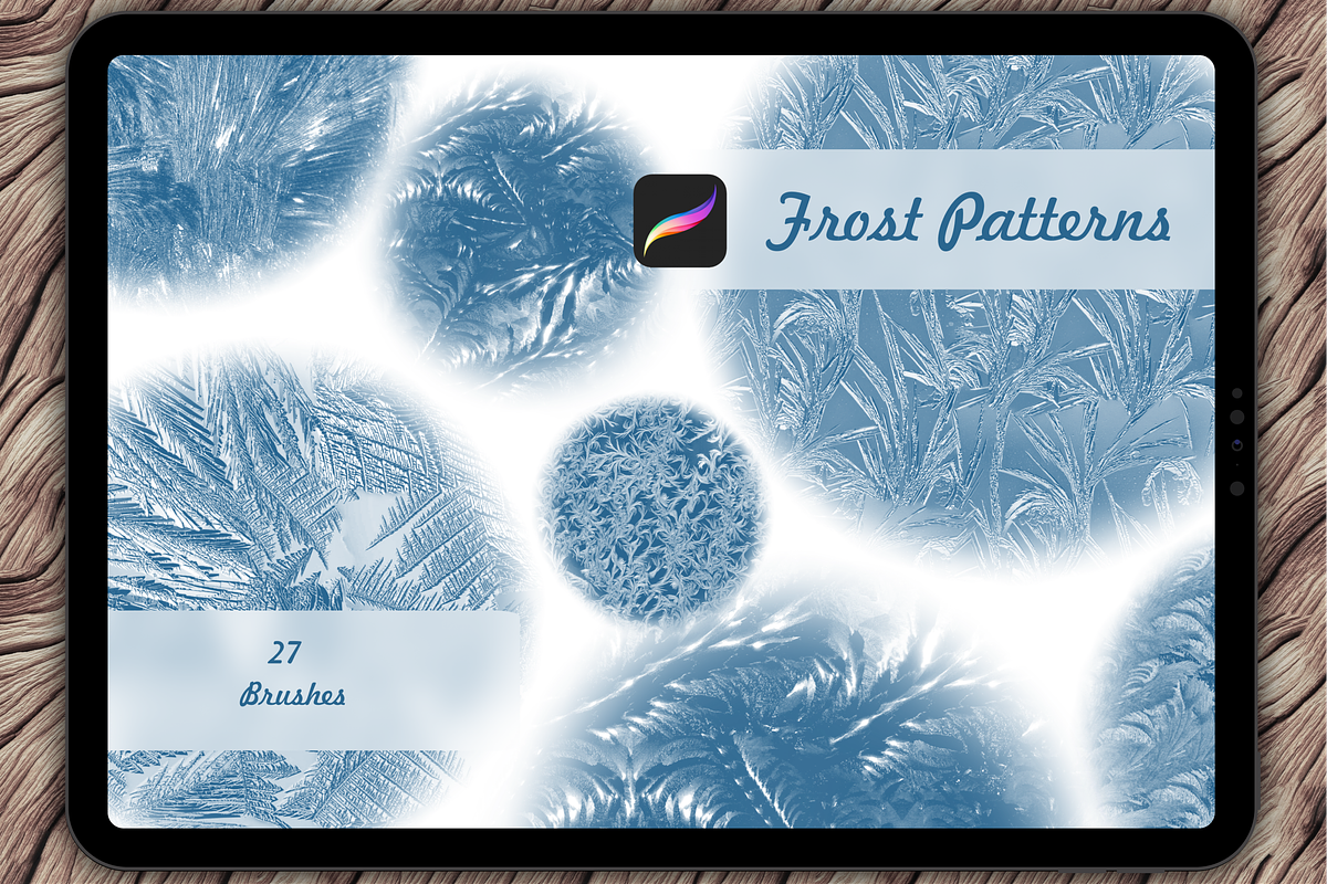 Frosty brushes for PROCREATE, a Brush Add-On by Graphics Resources (Photo 1 of 11)