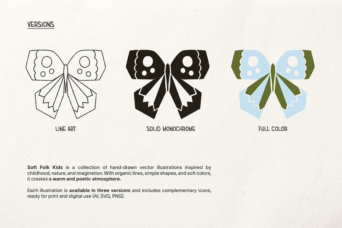 Folk Style Vector Illustrations, a Decorative Illustration by Camille Natton (Photo 2 of 10)