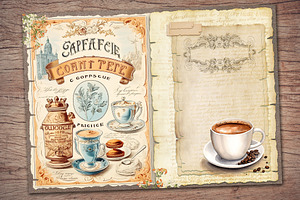 Coffee Scrapbook Kit