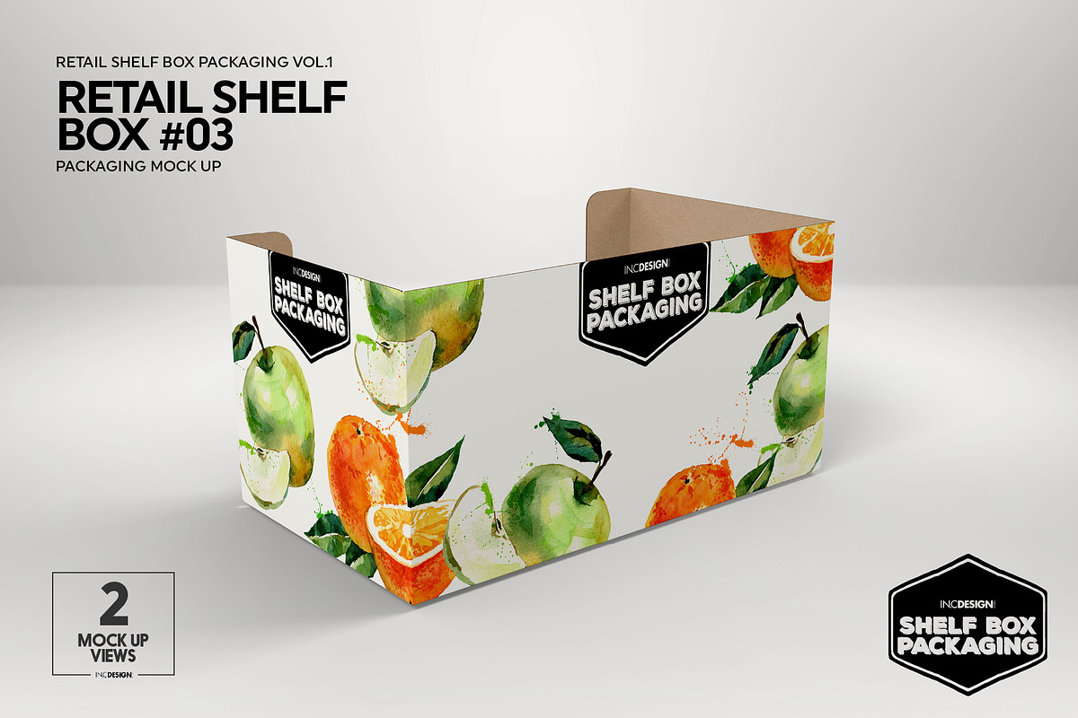 Retail Shelf Box Packaging Mockups1, a Packaging Mockup by INCDesign (Photo 10 of 32)