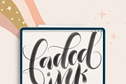 Joyful Procreate Brush Calligraphy, a Brush Add-On by HowJoyful  (Thumbnail 16 of 44)