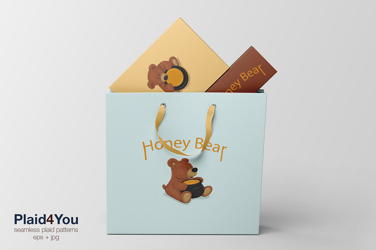 Teddy Bear Kids Print Design, an Animal Illustration by Plaid4You (Photo 2 of 5)